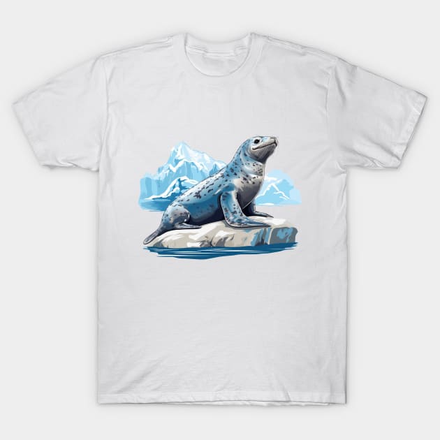 Leopard Seal T-Shirt by zooleisurelife